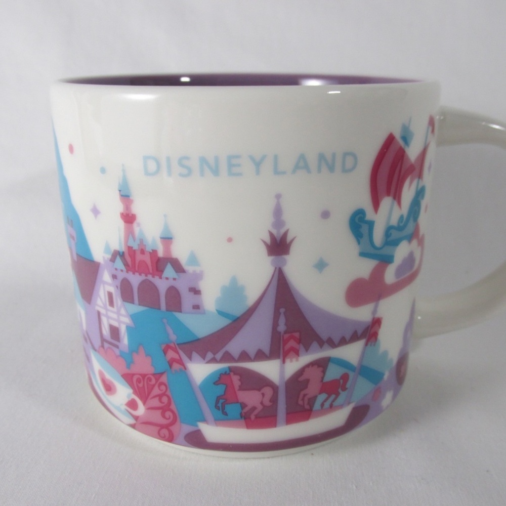 Starbucks Coffee Mug Disneyland Fantasyland You Are Here Collection Disney Parks - Picture 3 of 10